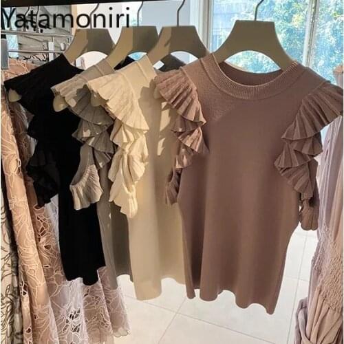 YATAMONIRI Knitted Blouses