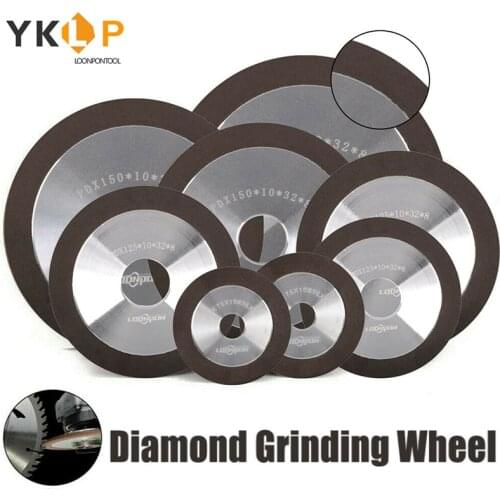 100мм /125мм /150мм алмазный шлифовальный круг Зернистость 150-320 для фрезы из вольфрамовой стали, точилка для инструментов