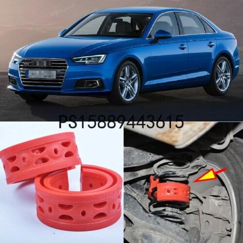 2pcs Rear Air Suspension Shock Bumper Spring Coil Cushion Buffer For Audi A4