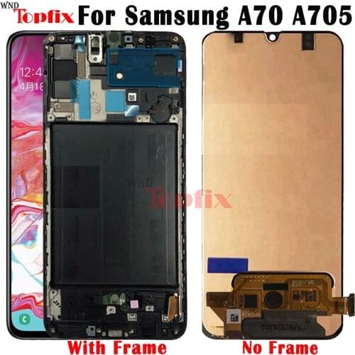 6.7For Samsung Galaxy A70 LCD A705 A705F SM-A705F Display Touch Screen Digitizer Assembly A70 2019 For SAMSUNG A70 LCD A705DS