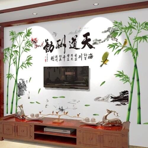 3D three-dimensional wallpaper sticker living room interior decoration TV background wall room wall wallpaper self adhesive