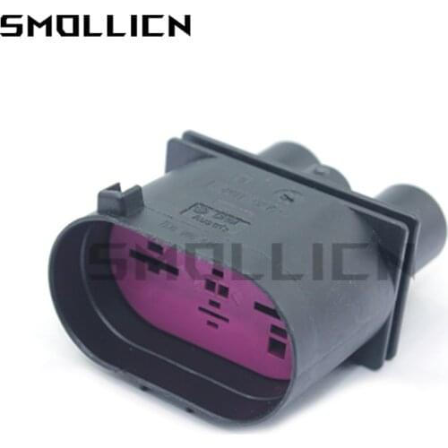 5/20 Sets 4 Pin Auto Wiring Sensor Connector Fan Socket For VW Passat Tiguan Golf Skoda Octavia Audi 1J0906444 1J0906234 1J09064