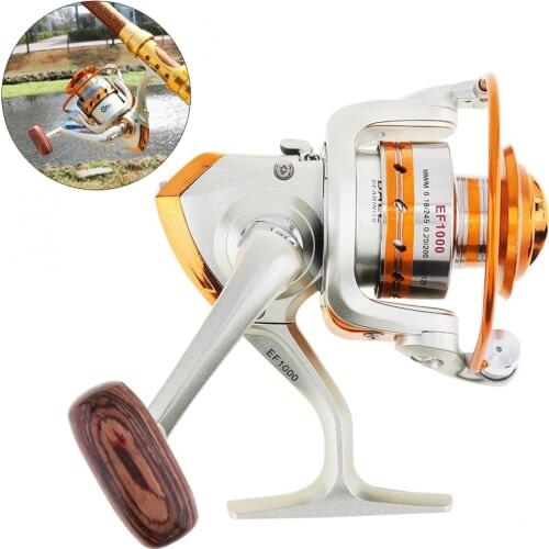 5000 Series 12 Ball Bearing 5.2:1 Fishing Reel Saltwater Freshwater Spinning Wheel with Metal Line Cup & Handle