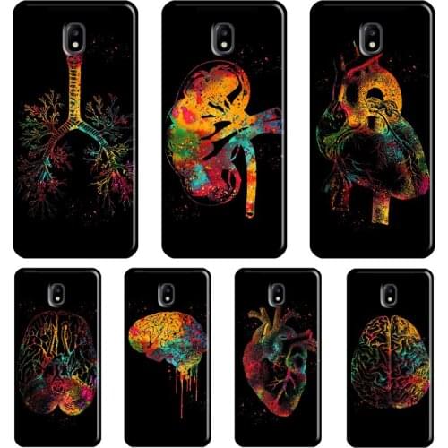 Human Heart Brain Lungs Case For Samsung Galaxy J5 J1 J3 J7 A3 A5 2016 2017 J4 J6 J8 A8 A6 Plus A7 A9 2018 Cover