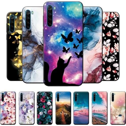 For Xiaomi Redmi Note 8 Case Cute Soft silicon TPU Back Cover Coque For Xiaomi Redmi Note 8 Note8 Phone Cases Soft Silicone Case