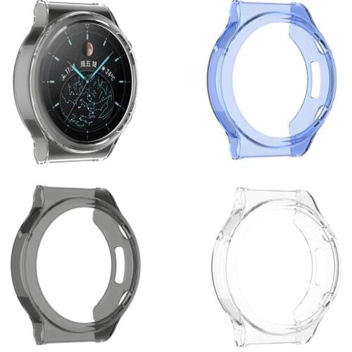 100pcs TPU Watch Case For Huawei Watch GT 2 Pro Protective Cover Full Screen Protector Shell For Huawei GT2 ECG Cases Edge Frame