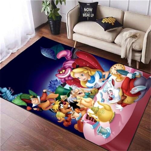 Disney Baby Play Mat Girls Princess Mat Bedroom Carpets for Living Room Girl Rug Soft Indoor Door Mats