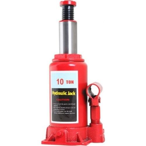 Hot sale bottle jack/new design safe easy to use 10 Ton/big red hydraulic jack