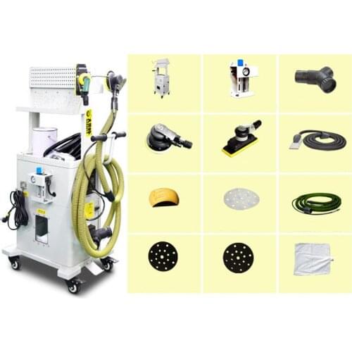 Car Clean Dry Mill Tools 220V/1200w Vacuum Spray Paint Electric Dry Polisher Mechanical Paint Polishing Repair Kit Equipment