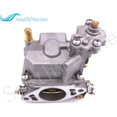 Boat Motor Carburetor Assy 66M-14301-12-00 for Yamaha 4-stroke 15hp F15 Electric Start Outboard Engine, free Shipping
