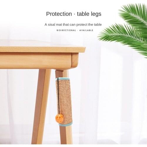 2 PCS Cat Kitten Scratch Mat Board Furniture Protect Pad Sisal Scratcher Mat Claws Care Cat Sofa Scratching Post Protector