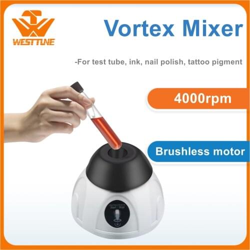 Lab Mini Vortex Mixer Nail Polish Ink Mixing Machine Tattoo Pigment Vibrating Shaker Test Tube Gel Stirrer