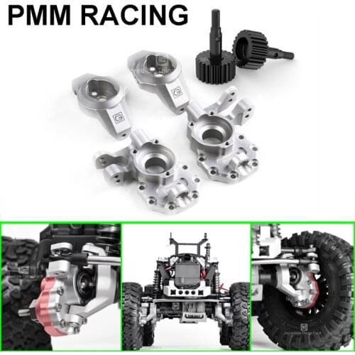 Metal steering kit Ackermans kingpin sinks steering to seat C For 1/10 RC Crawler Car Traxxas TRX4 Defender G500 G63 Parts