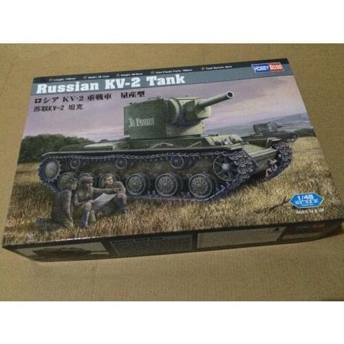 Hobbyboss model 84816 1/48 Russian KV-2 Tank model kit Soviet