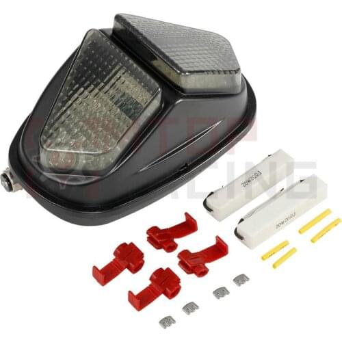 Motorcycle LED Tail Light Rear Lamp Brake Light For Triumph Daytona 600 650 2004 2005 Tailight