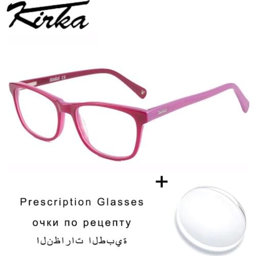 Prescription Eyeglasses Myopia/Reading Kids Eyeglasses TK4003 Acetate Children Eyeglasses with Lenses Girl Wear Glasses Optical