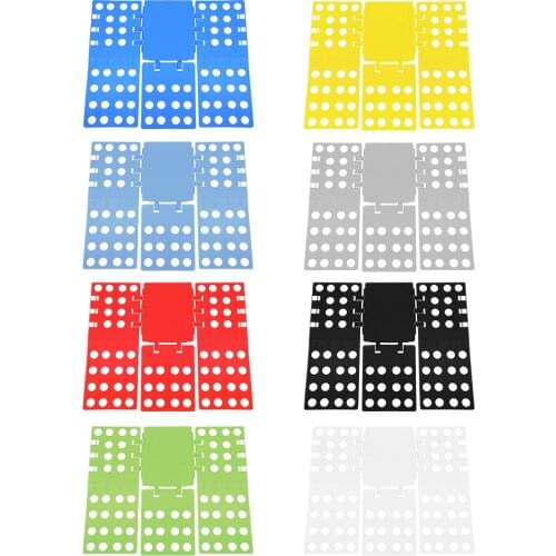 Plastic Garment Folding Board Shirt Adjustable Clothes Holder Wardrobe Storage Organizing for Home Storage Tools