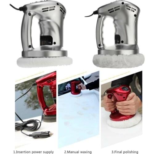 Portable Car Polishing Waxing Machine Auto Polisher Vehicle Polish Wax Maintenance Tool Electric Automotive Buffing Waxing Tool