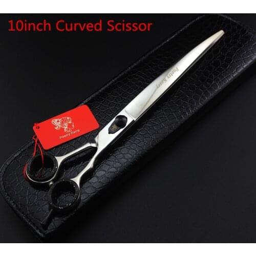 10 inch Curved Professional Dog Grooming Scissors /Shear Pet Scissor with Case