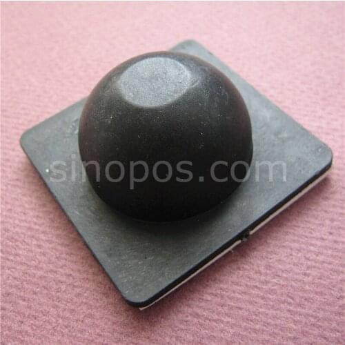 Self Adhesive Plastic Casters For Corrugated Construction Display, moistureproof carton nylon mounting block stick stand foot