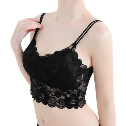 Women Bralette Bras Female Tops Hot Sale Ladies Lace Straps Wrapped Chest Top New Underwear Bras For Women