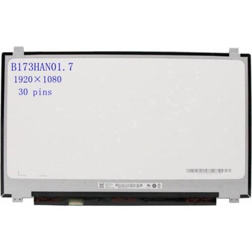 17.3" inch laptop Lcd screen Display Matrix B173HAN01.7 IPS FHD 1920X1080 30Pin