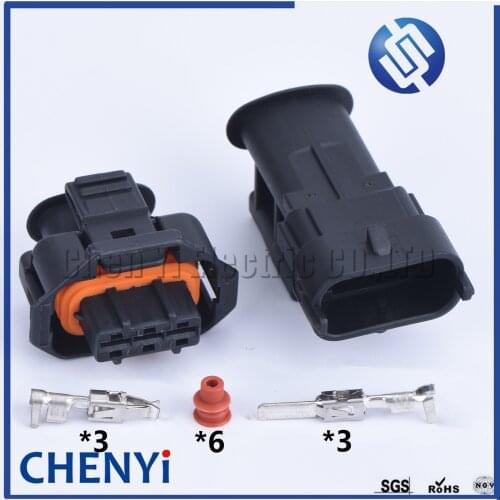 1 Sets 3 Pin male female 1928403966 Automotive MAP Sensor Plug Diesel Injection Pump For Ford Falcon BA / BF Aux XR6 Turbo Model