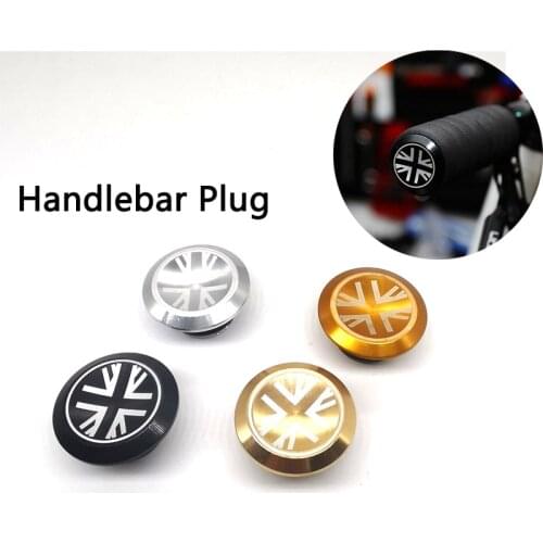 1 pair Bicycle Handlebar Plugs for Brompton aluminum alloy 3 colors