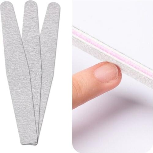 1 Pc Half-Moon-Shaped Nail File Nail Buffer Grinding Polishing Sanding Buffing Manicure Pedicure Nail Art Tools