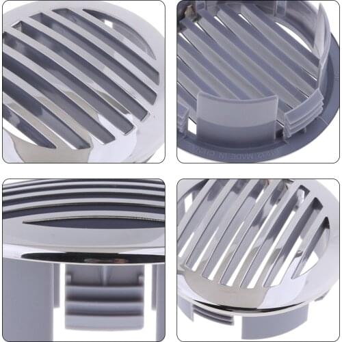 2 Pcs 3-inch/76mm Marine Grade 316 Stainless Grill Airflow Vent Cover for RV Boats - 81932SS-HP (Silver)