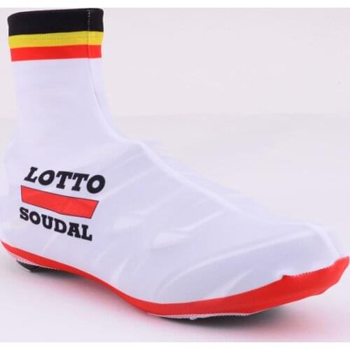 2019 LOTTO SOUDAL Team Summer Cycling Shoe Cover Sneaker Overshoes Lycra Road Bicycle Bike MTB Cycling Shoe Cover
