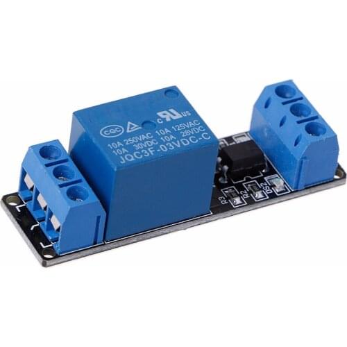 3.3V 1 Channel Relay Low Level Trigger Relay Module with Optocoupler Isolation