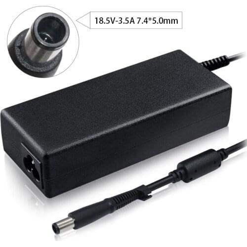 18.5V 3.5A 65W AC Adapter for HP Pavilion G4 G6 G7 M6 DM4 DV4 DV5 DV6 DV7 G60 G61 G72,EliteBook 2540p 2560p 2570p 2730p 2740p