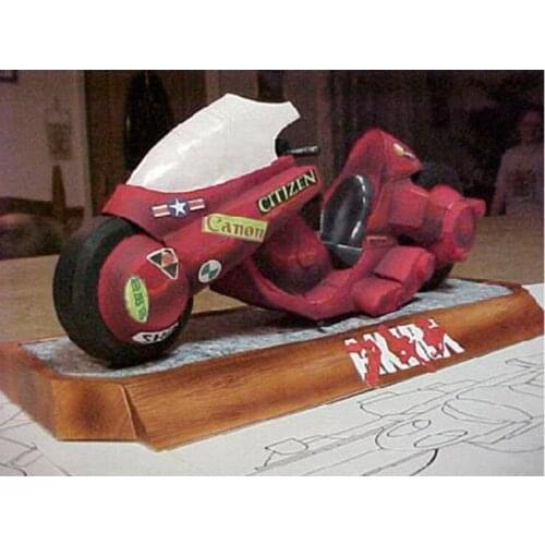 Aquila Motorcycle 3D Paper Model DIY