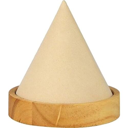 Cone Shape Wooden Bangle Bracelet Anklet Jewelry Display Stand Ring Watch Holder Showing Storage Rack Accessories