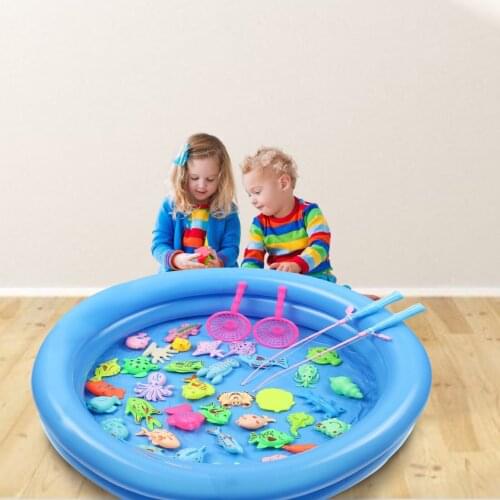 Children Boy Gir Magnetic Fishing Toys Play Water Baby Toys Fun Safe Inflatable Toddler Water Toy Learning & Education Hot Gift