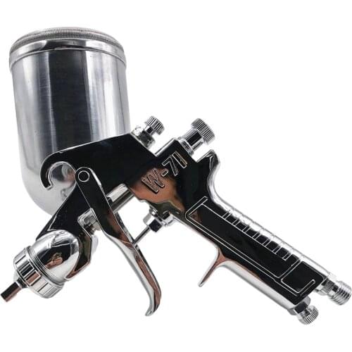 High-end pro w-71 spray gun 1.0/1.3/1.5/1.8mm transparent coat varnish air paint adjust 30cm pattern width paint gun
