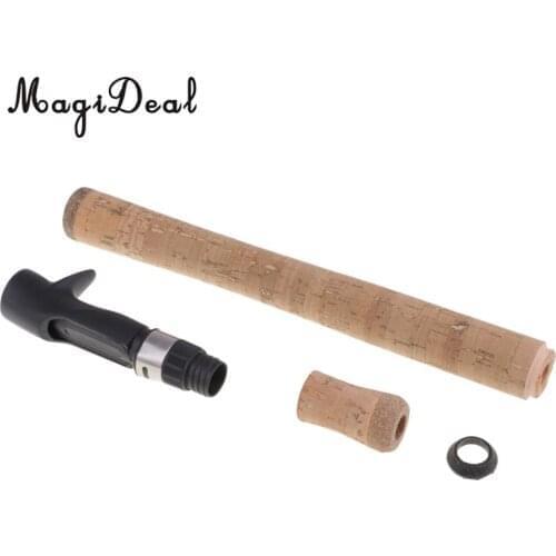MagiDeal DIY Fishing Rod Building or Repair Composite Cork Handle Grip with Reel Seat 395mm
