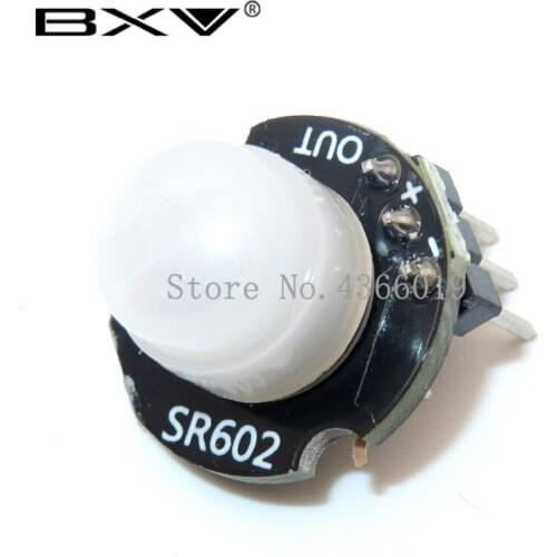 MINI Motion Sensor Detector Module SR602 Pyroelectric Infrared PIR kit sensory switch Bracket for Diy With lens