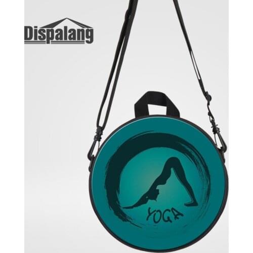 Dispalang Yoga Girls Prints Mini Round Backpack for Women Baby Kindergarten School Bags Kids Shoulder Bags for Girls Bags