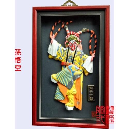Monkey King Peking Opera Character Pendant Mask