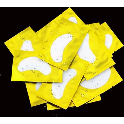 5/50/100 PCS Patches for Eyelash Extension Under Eye Pads Paper Patches Pink Lint free Stickers for False Eyelashes