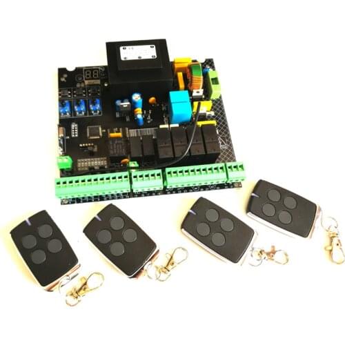 Use 220VAC PCB board of Automatic Double arms swing gate opener control board panel motherboard card