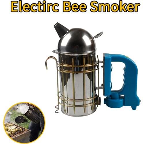Beekeeping Stainless Steel Electric Bee Smoker Transmitter Kit Electric Bee Bees keeping Equipment and Tools for beekeeper