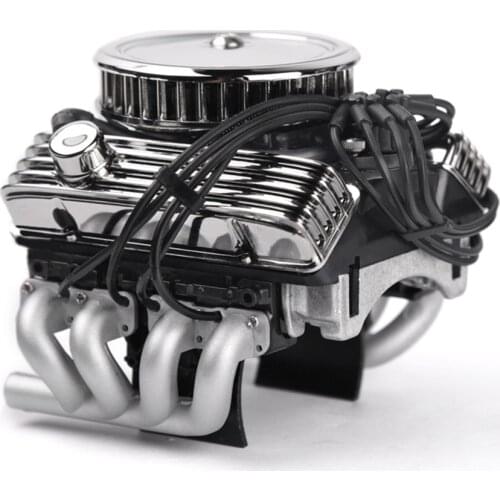 RC Car F82 V8 Simulate Engine Motor Cooling Fans Radiator for 1/10 RC Crawler TRAXXAS TRX4 AXIAL SCX10 90046 Redcat GEN8