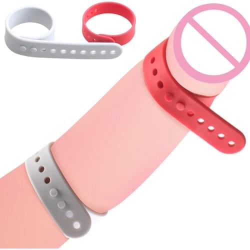 Adjustable Silicone Foreskin Correction Penis Rings Delay Ejaculation Male Cock Ring Sex Toys For Men Day/Night Use Cockrings