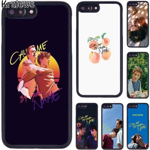 Krajews Call Me by Your Name poster Luxury phone Case For iPhone 5 6S 7 8 Plus 11 12 Pro X XR XS Max Samsung Galaxy S7 S8 S9 S10