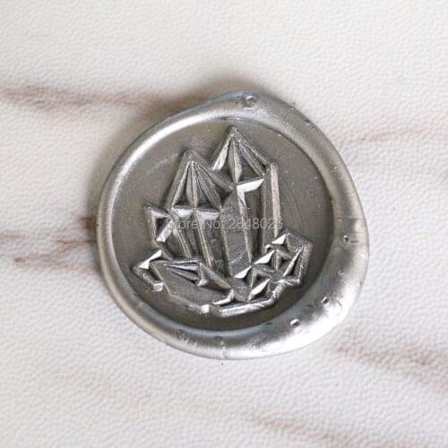 Crystal Wax Seal Stamp, wedding stamp ,party wax seal stamp,initial wax seal stamp set