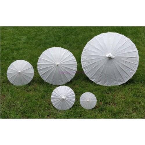 30pcs bridal wedding parasols White paper umbrellas Chinese mini craft umbrella 4 Diameter:40,60cm wedding umbrellas