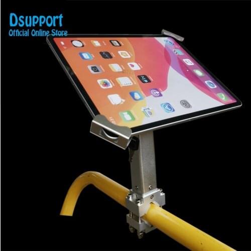 Anti-thief for 10.1-13 inch universal tablet pc stand logistics cart tube security bracket compatible android tablet 24008QJ